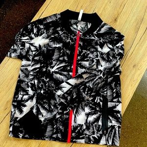 Retro colorful bomber/track jacket